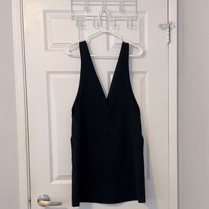 H&M black pocketed dress